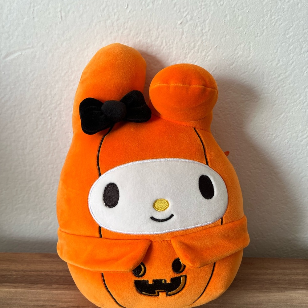 Sanrio My Melody Halloween Plush - Orange and Black